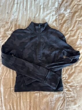 Lululemon camo quarter zip